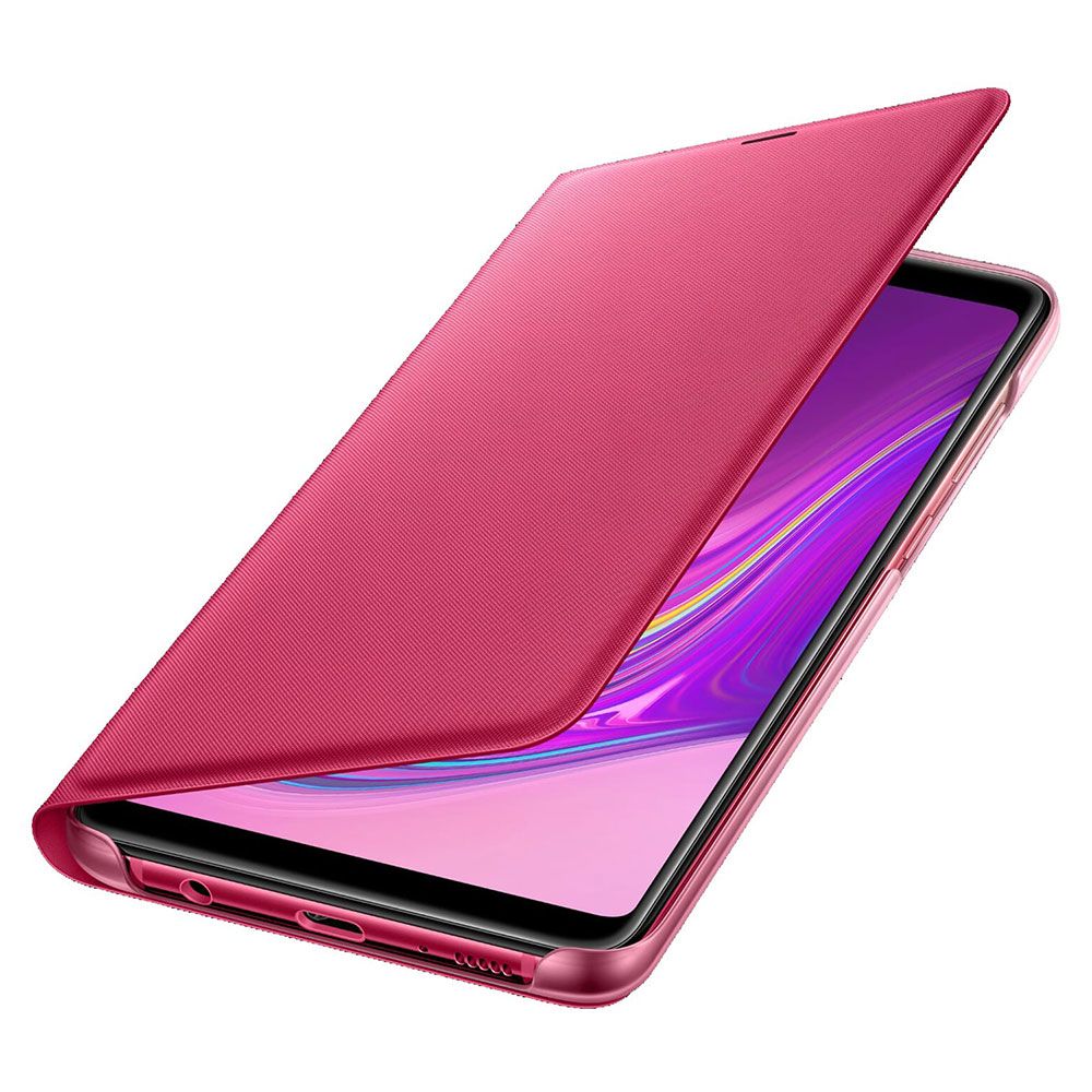 Husa telefon originala Samsung Book Wallet Cover, pentru Samsung Galaxy A9 2018, roz