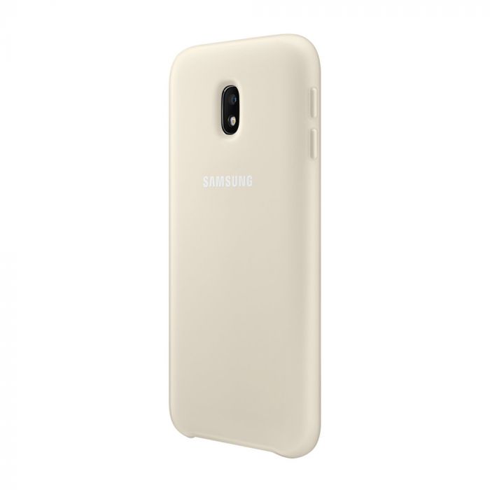 Husa telefon originala Samsung Dual Layer Cover, pentru Samsung Galaxy J3 2017, auriu
