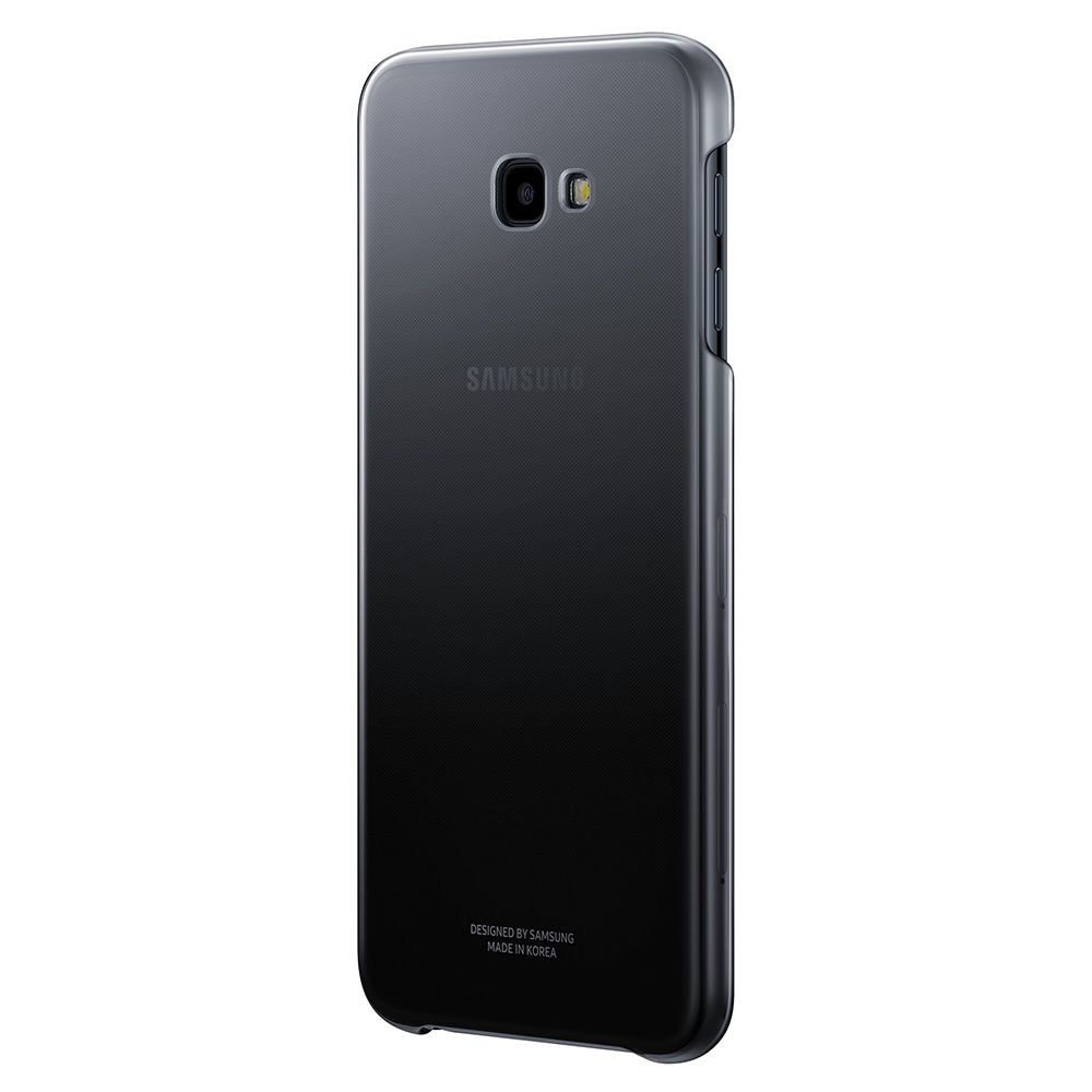 Husa telefon originala Samsung Gradation Cover, pentru Samsung Galaxy J4 Plus, negru