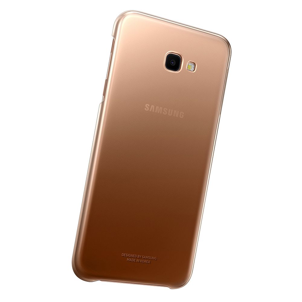 Husa telefon originala Samsung Gradation Cover, pentru Samsung Galaxy J4 Plus, auriu