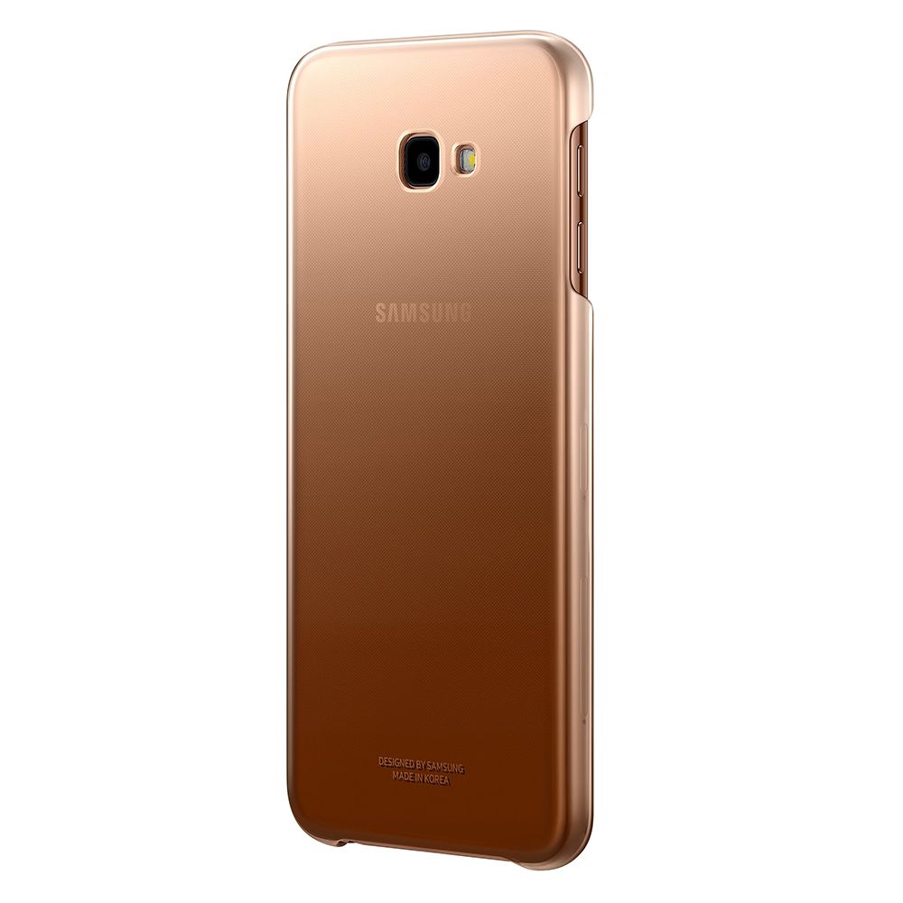 Husa telefon originala Samsung Gradation Cover, pentru Samsung Galaxy J4 Plus, auriu