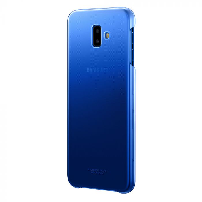 Husa telefon originala Samsung Gradation Cover, pentru Samsung Galaxy J6 Plus, albastru