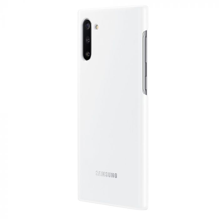 Husa telefon originala Samsung Led Cover, pentru Samsung Galaxy Note 10, alb