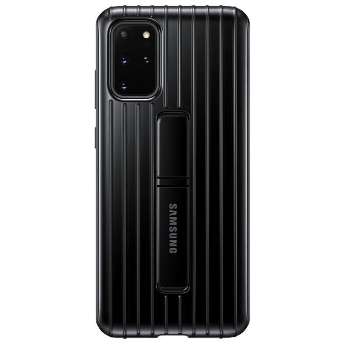 Husa telefon originala Samsung Protective Standing, pentru Samsung Galaxy S20 Plus, negru