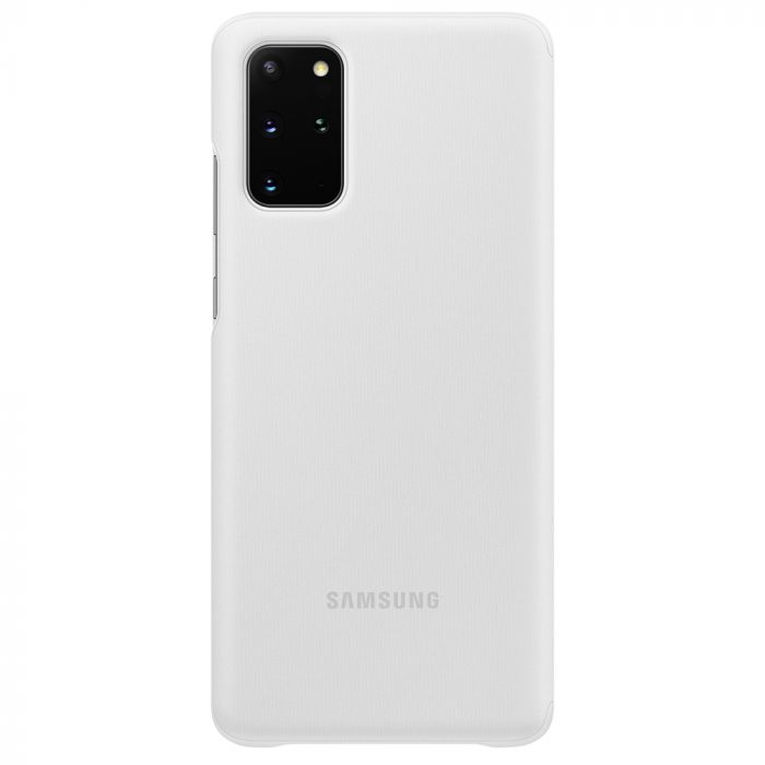 Husa telefon originala Samsung Book Clear View, pentru Samsung Galaxy S20 Plus, alb