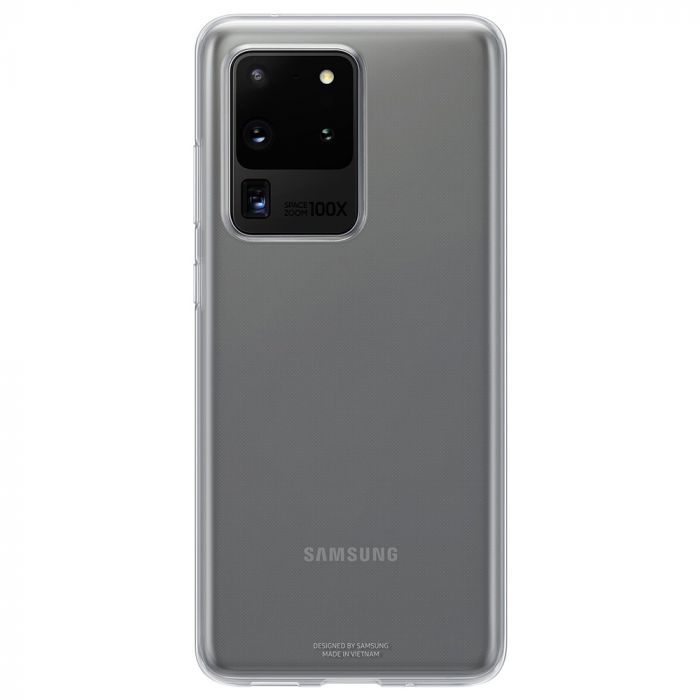 Husa telefon originala Samsung Clear Cover, pentru Samsung Galaxy S20 Ultra, transparent
