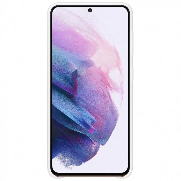 Husa telefon originala Samsung Smart LED Cover, pentru Samsung Galaxy S21, alb