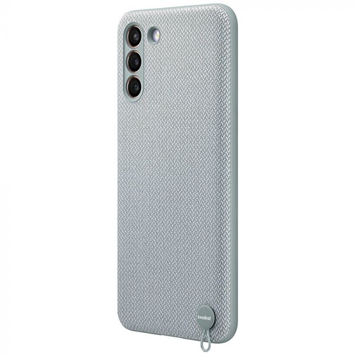 Husa telefon originala Samsung Kvadrat Cover, pentru Samsung Galaxy S21 Plus, gri