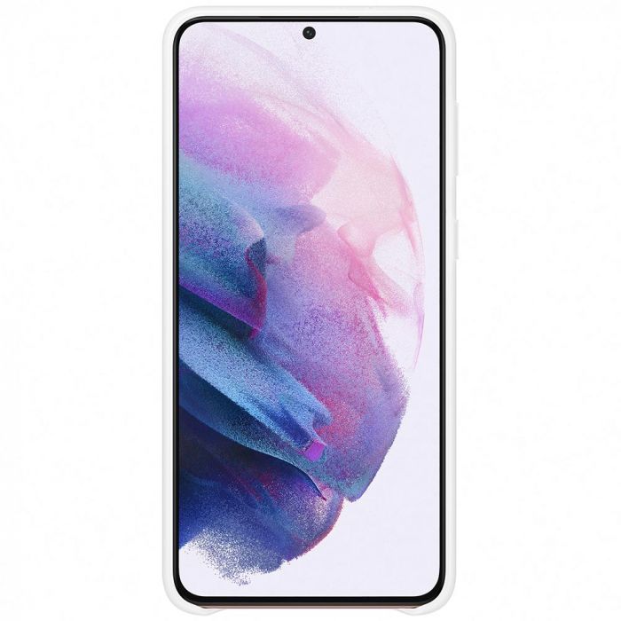 Husa telefon originala Samsung Smart LED Cover, pentru Samsung Galaxy S21 Plus, alb