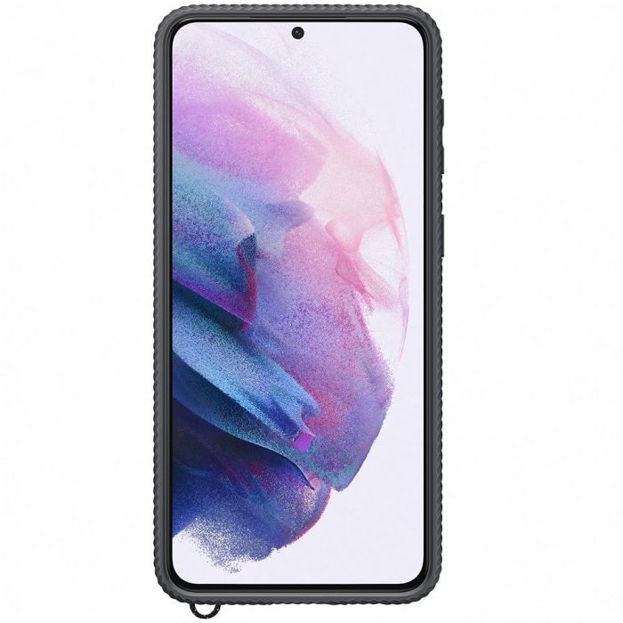 Husa telefon originala Samsung Clear Protective Cover, pentru Samsung Galaxy S21 Plus, negru