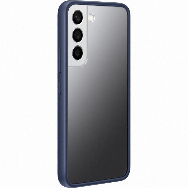 Husa telefon originala Samsung Frame Cover, pentru Samsung Galaxy S22, albastru