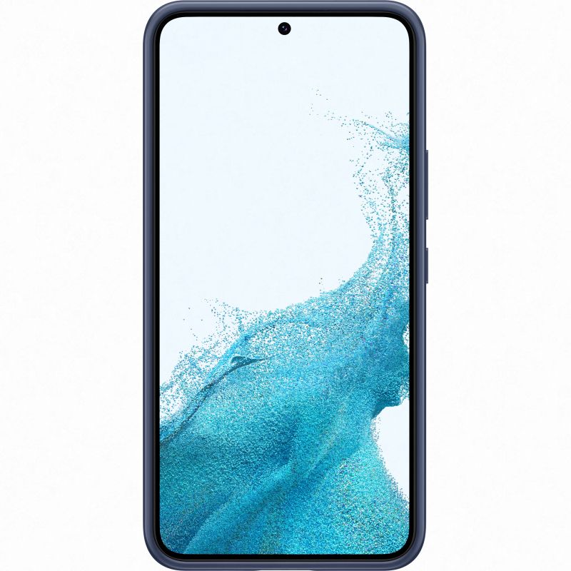 Husa telefon originala Samsung Frame Cover, pentru Samsung Galaxy S22, albastru