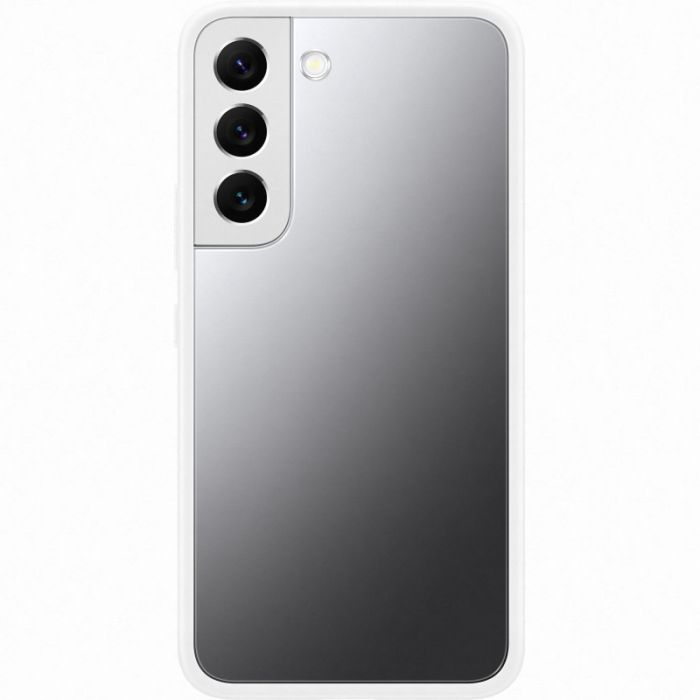 Husa telefon originala Samsung Frame Cover, pentru Samsung Galaxy S22, alb