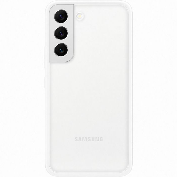 Husa telefon originala Samsung Frame Cover, pentru Samsung Galaxy S22, alb