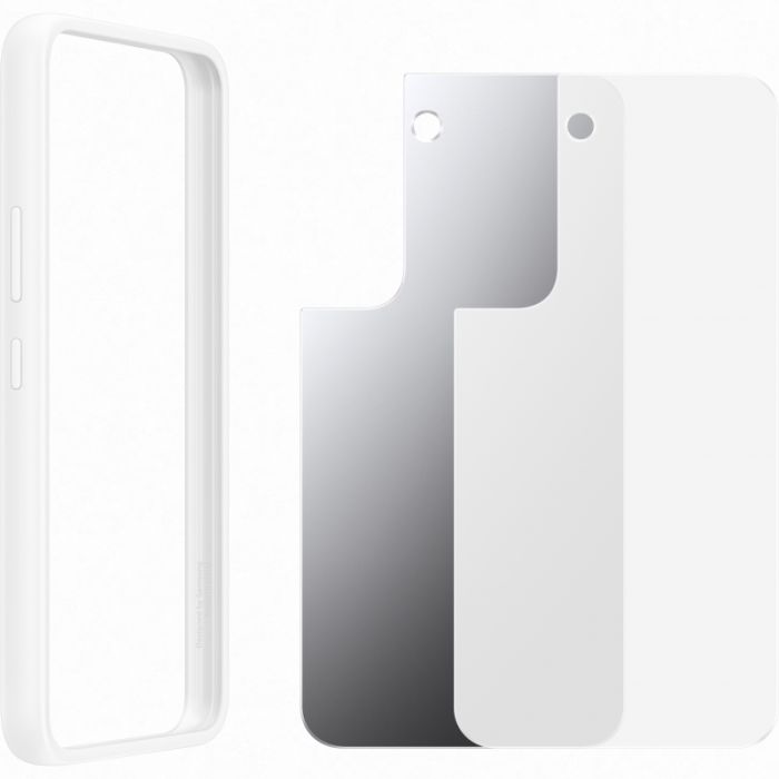 Husa telefon originala Samsung Frame Cover, pentru Samsung Galaxy S22, alb