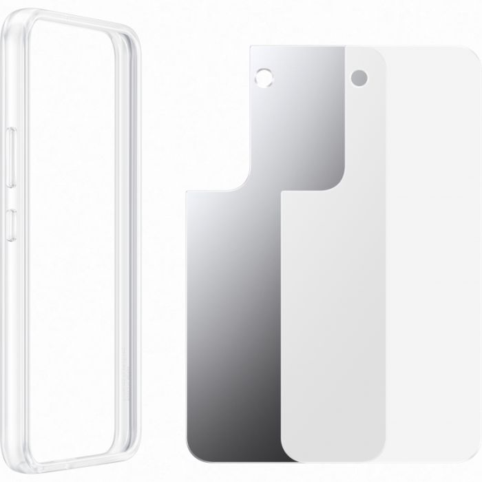 Husa telefon originala Samsung Frame Cover, pentru Samsung Galaxy S22, transparent