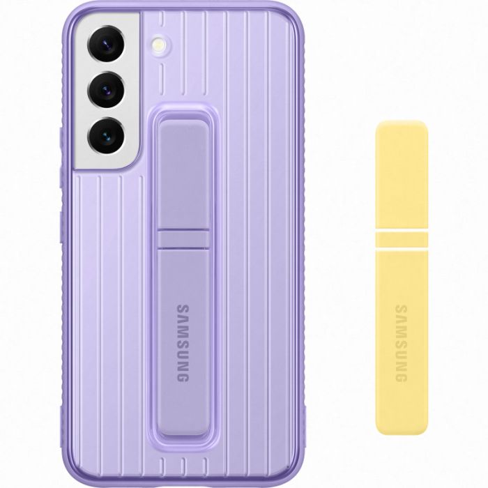 Husa telefon originala Samsung Protective Standing Cover, pentru Samsung Galaxy S22, mov