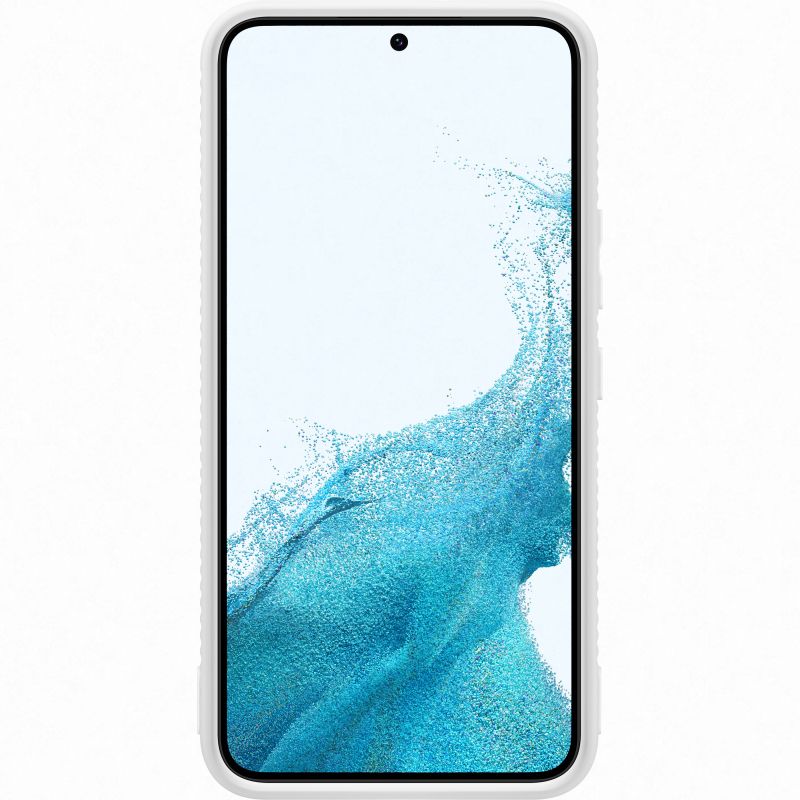 Husa telefon originala Samsung Protective Standing Cover, pentru Samsung Galaxy S22, alb