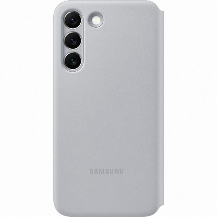 Husa telefon originala Samsung Smart LED View Cover, pentru Samsung Galaxy S22, gri