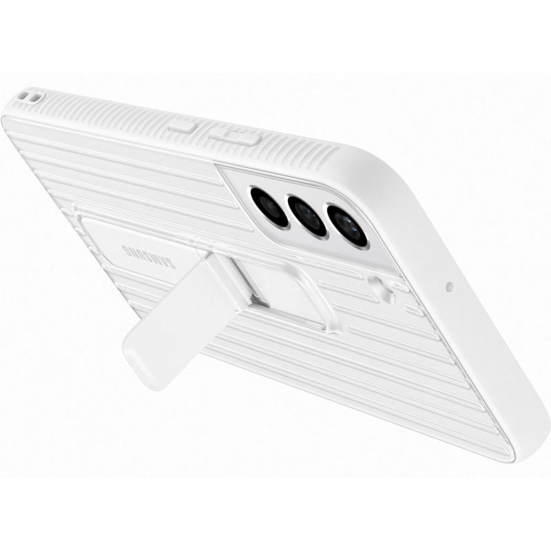 Husa telefon originala Samsung Protective Standing Cover, pentru Samsung Galaxy S22 Plus, alb
