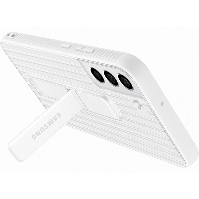 Husa telefon originala Samsung Protective Standing Cover, pentru Samsung Galaxy S22 Plus, alb