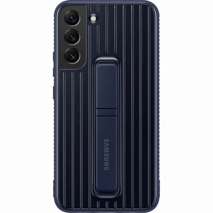 Husa telefon originala Samsung Protective Standing Cover, pentru Samsung Galaxy S22 Plus, albastru