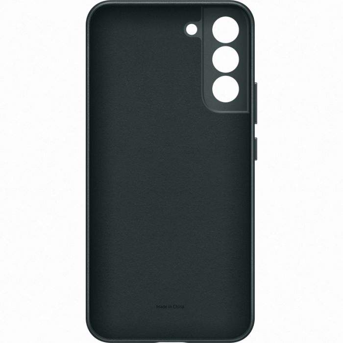 Husa telefon originala Samsung Leather Cover, pentru Samsung Galaxy S22 Plus, verde