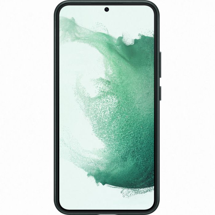 Husa telefon originala Samsung Leather Cover, pentru Samsung Galaxy S22 Plus, verde