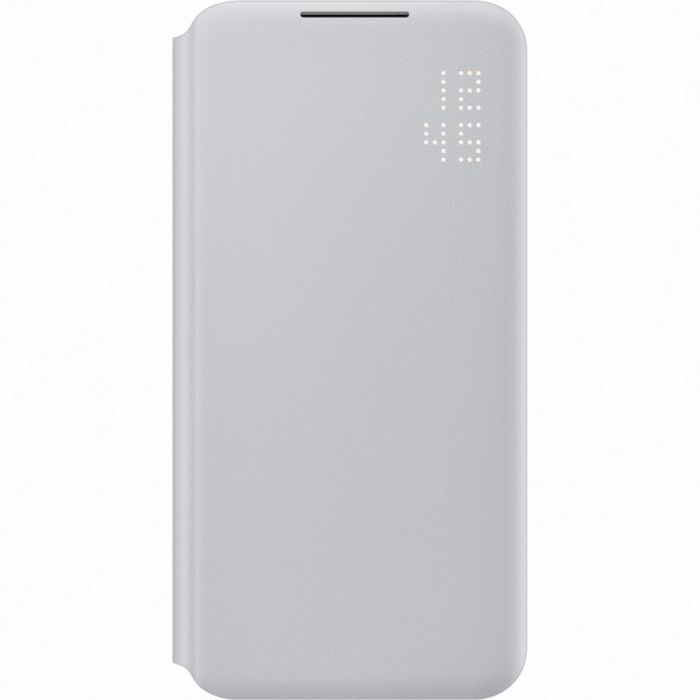 Husa telefon originala Samsung Smart LED View Cover, pentru Samsung Galaxy S22 Plus, gri