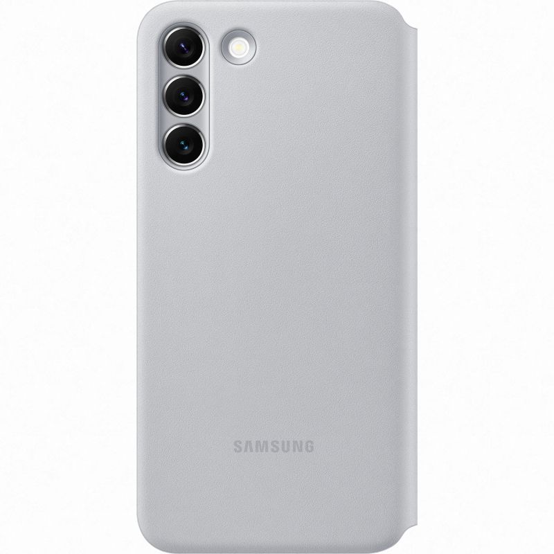 Husa telefon originala Samsung Smart LED View Cover, pentru Samsung Galaxy S22 Plus, gri