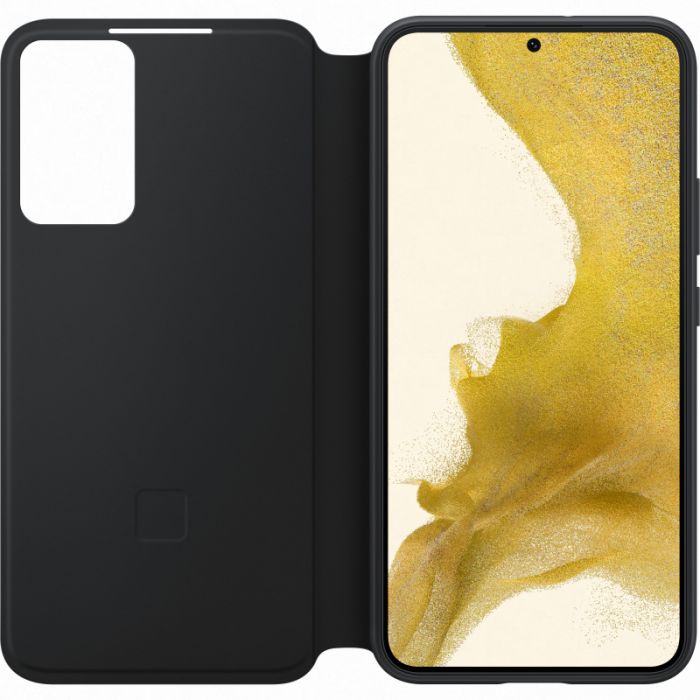 Husa telefon originala Samsung Smart Clear View Cover, pentru Samsung Galaxy S22 Plus, negru