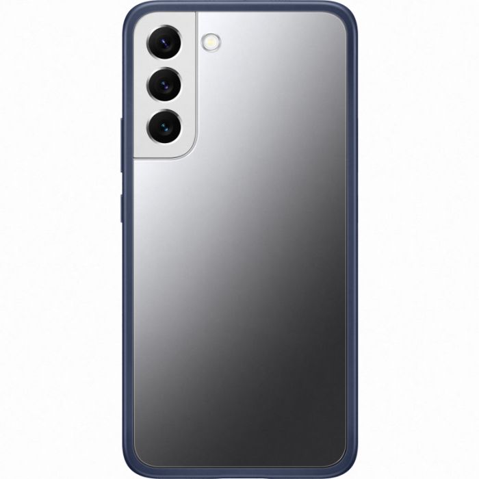 Husa telefon originala Samsung Frame Cover, pentru Samsung Galaxy S22 Plus, albastru