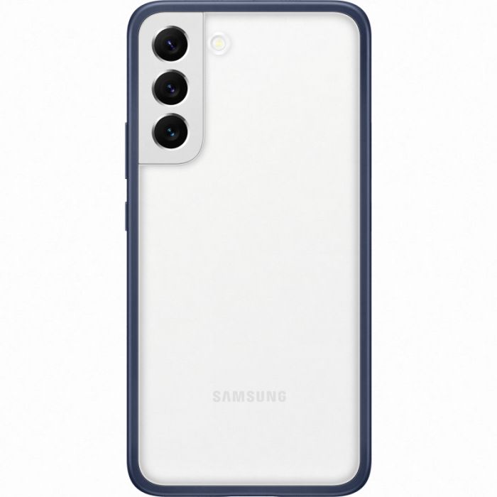 Husa telefon originala Samsung Frame Cover, pentru Samsung Galaxy S22 Plus, albastru