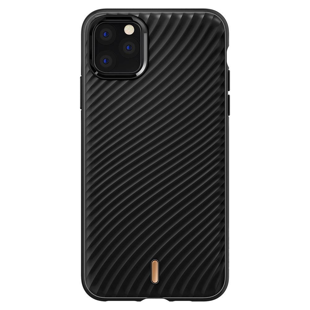 Husa telefon originala Spigen Wave Shell, pentru iPhone 11 Pro, negru