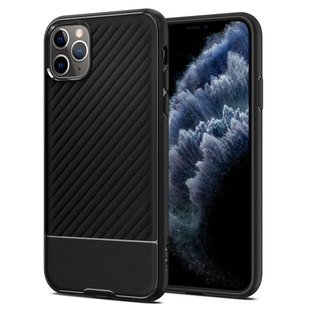 Husa telefon originala Spigen Core Armor, pentru iPhone 11 Pro, negru