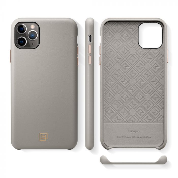 Husa telefon originala Spigen La Manon Calin, pentru iPhone 11 Pro, gri