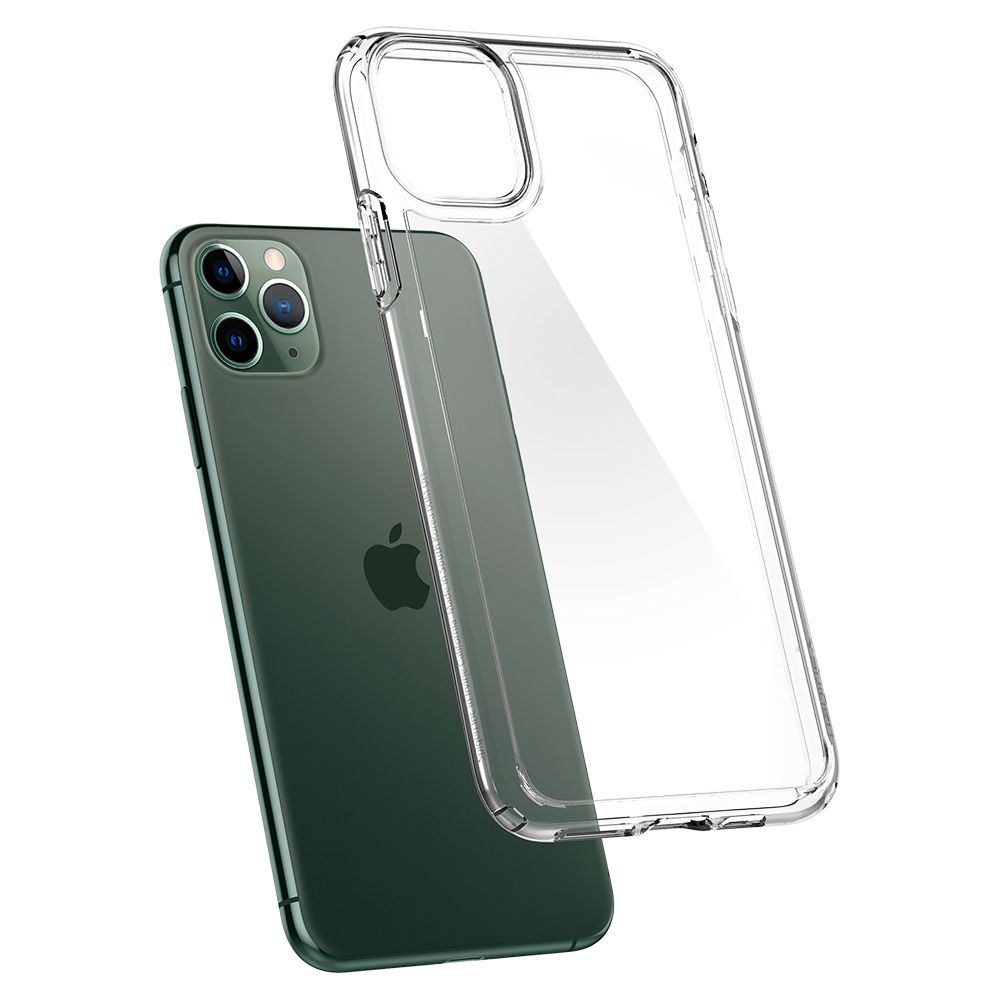 Husa telefon originala Spigen Ultra Hybrid, pentru iPhone 11 Pro, transparenta