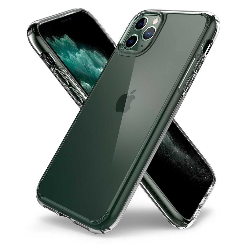 Husa telefon originala Spigen Ultra Hybrid, pentru iPhone 11 Pro, transparenta