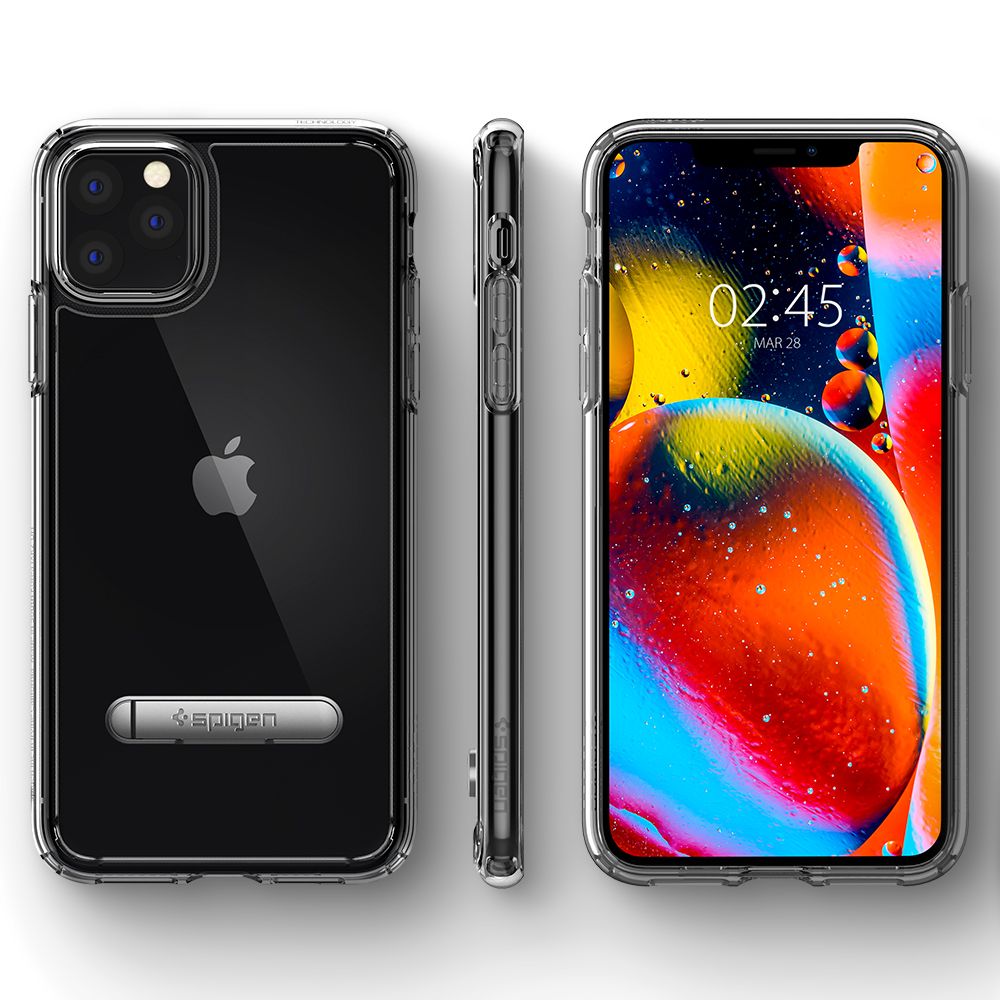 Husa telefon originala Spigen Ultra Hybrid S, pentru iPhone 11 Pro, transparenta