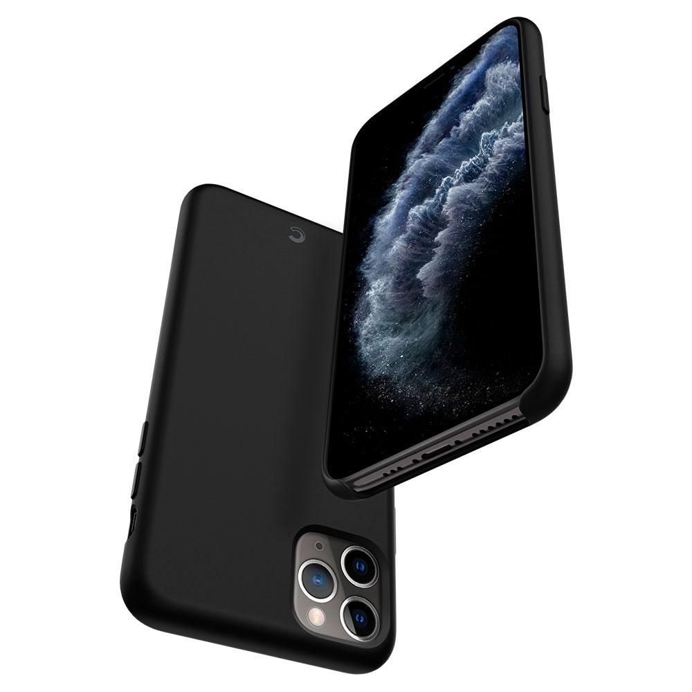 Husa telefon originala Cyrill by Spigen Silicone, pentru iPhone 11 Pro, negru