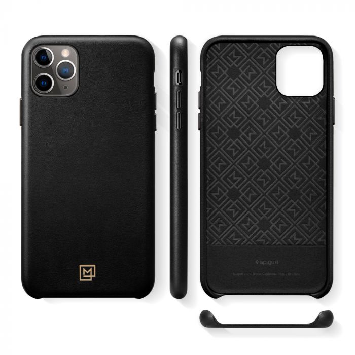 Husa telefon originala Spigen La Manon Calin, pentru iPhone 11 Pro Max, negru