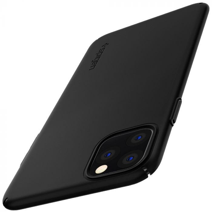 Husa telefon originala Spigen Thin Fit Air, pentru iPhone 11 Pro Max, negru