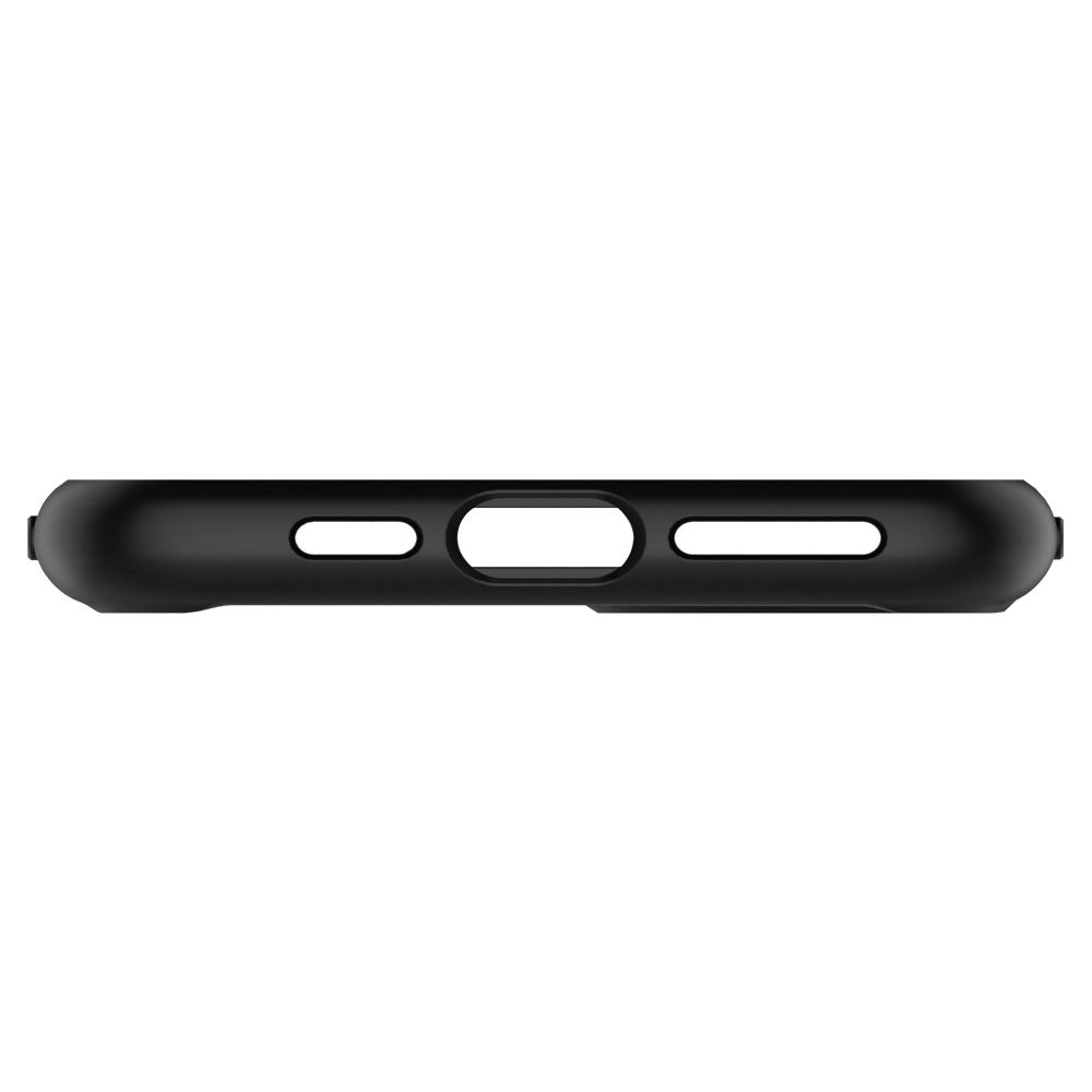 Husa telefon originala Spigen Ultra Hybrid, pentru iPhone 11 Pro Max, transparenta cu margini negre