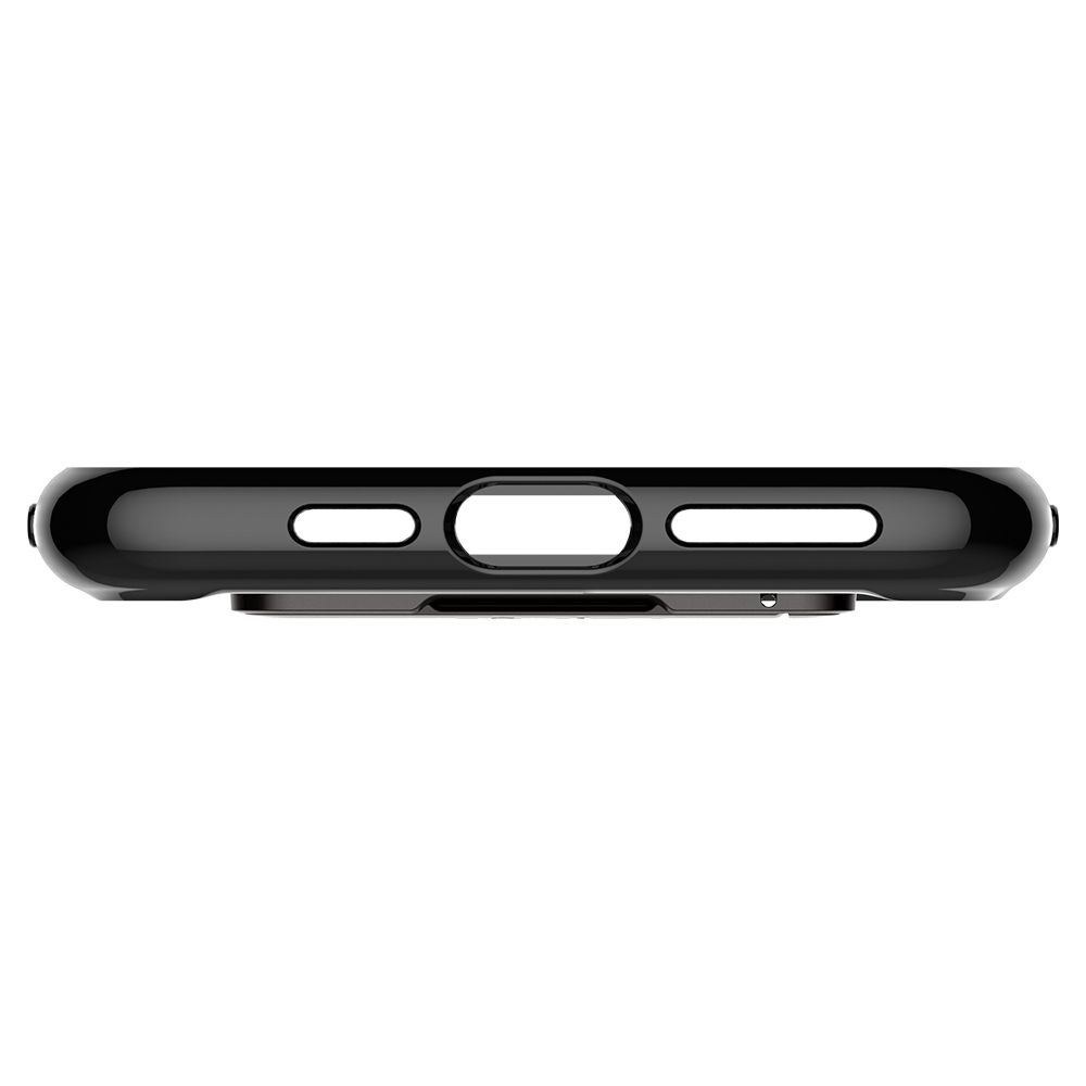 Husa telefon originala Spigen Ultra Hybrid S, pentru iPhone 11 Pro Max, transparenta cu margini negre
