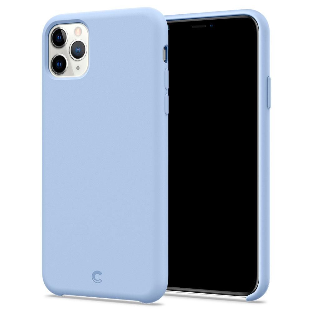 Husa telefon originala Cyrill by Spigen Silicone, pentru iPhone 11 Pro Max, albastru deschis