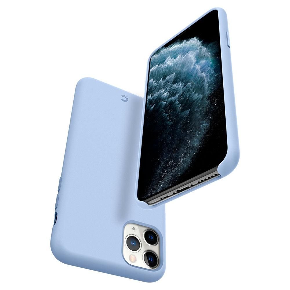 Husa telefon originala Cyrill by Spigen Silicone, pentru iPhone 11 Pro Max, albastru deschis
