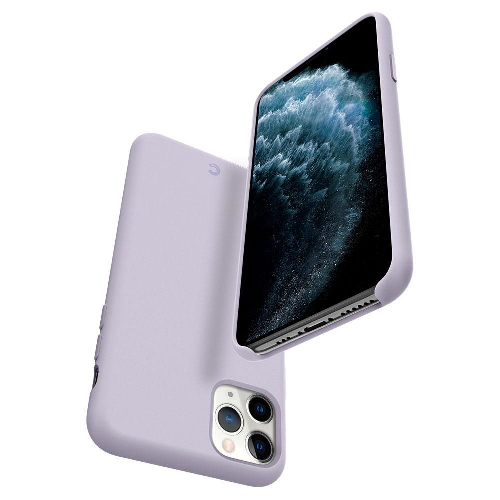 Husa telefon originala Cyrill by Spigen Silicone, pentru iPhone 11 Pro Max, violet