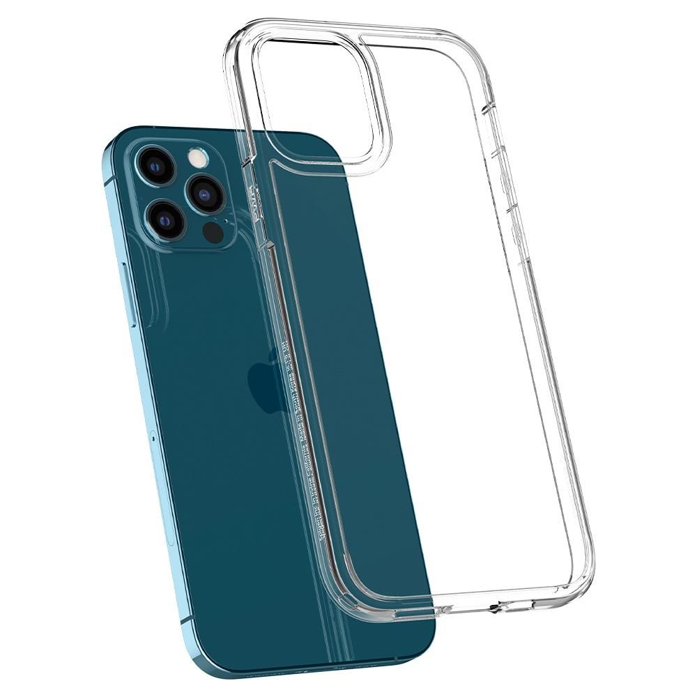 Husa telefon Spigen Ultra Hybrid, pentru iPhone 12 / 12 Pro, transparenta