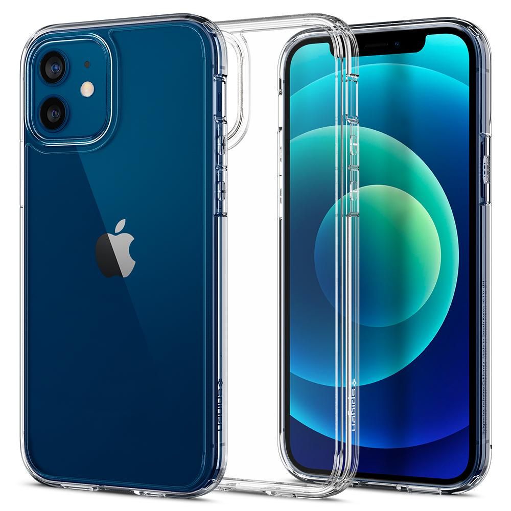 Husa telefon Spigen Ultra Hybrid, pentru iPhone 12 / 12 Pro, transparenta