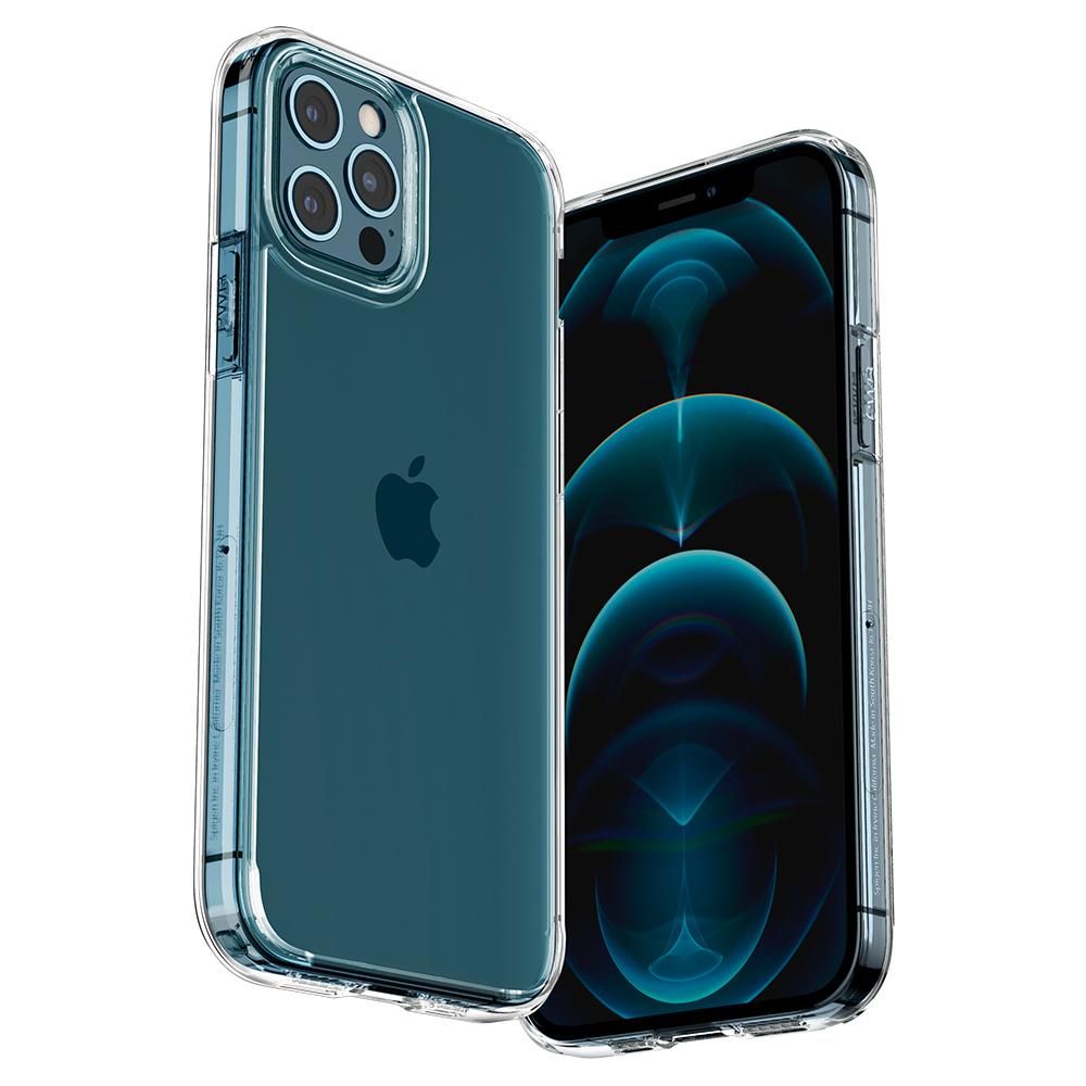 Husa telefon Spigen Ultra Hybrid, pentru iPhone 12 / 12 Pro, transparenta